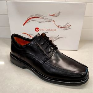 Clarks Unstructured Kenneth Oxford Men's Dress Shoes 10 1/2 W BRAND NEW